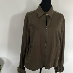 Brand new size 16 Military green pants suit.